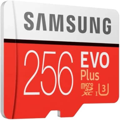 SAMSUNG 256 GB EVO Plus MicroSDXC com anúncio, Laranja