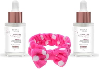 Kit 2 Hydra Peel XR - Peeling Químico Hidratante e Antioxidante - Para Peles Sensíveis, com Rosácea e Fotoenvelhecidas gene + Faixa Fofinha Para Cabelo