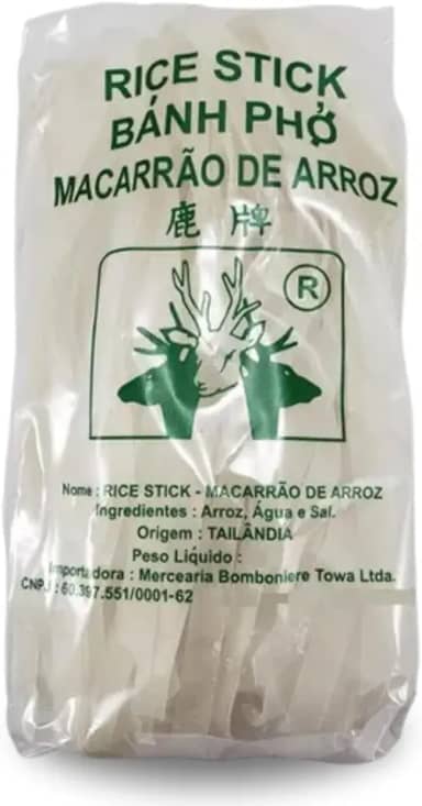 Macarrão de Arroz Largo Rice Stick 5mm - 300 gramas