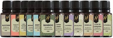 Kit Top 12 Essências Aromatizantes para Difusor, Nattuaromas