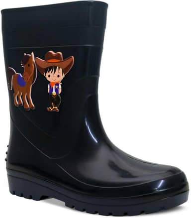 Bota Infantil Masculina Nº 25 ao 34 Botinha Galocha Menino Country Cowboy 09.49