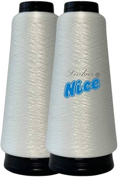 Kit 2 Fio Overloque 100g CADA - Para Maquina Overloque - Branco, Preto e Colorido.