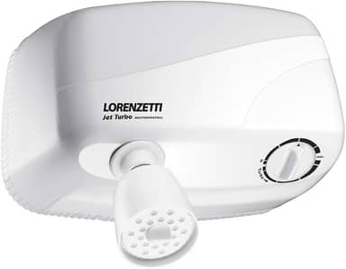 Ducha Jet Turbo Multitemperaturas 220V 7800W, Lorenzetti, 7540401, Branco, Pequeno