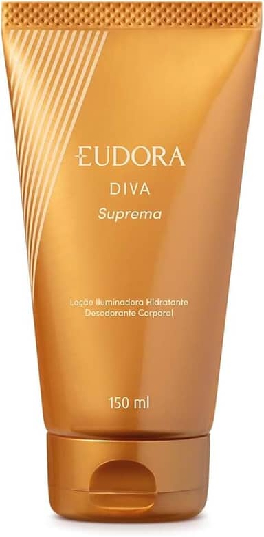 Eudora Diva Suprema Loção Iluminadora Hidratante Desodorante Colônia Corporal 150ml