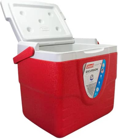 Caixa Térmica 9 QT (8,5 L), 9 Latas, Coleman, Vermelho