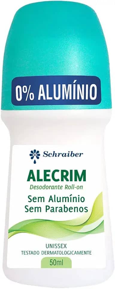 Desodorante Roll-On Schraiber Alecrim Sem Alumínio Sem Parabenos 50mL