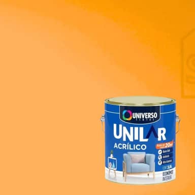 Tinta Acrílica Antimofo Unilar 3,6l Escolha sua Cor (Mostarda)