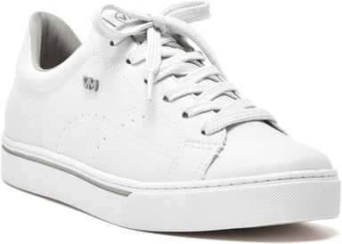 Tênis Casual Feminino Napa Branco Via Marte 016-008-01