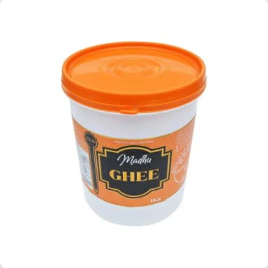 Manteiga Ghee Clarificada 1Kg Madhu Bakery