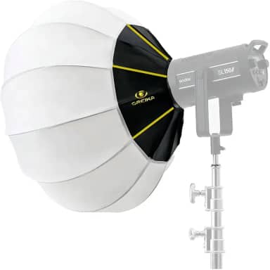 Softbox Globo Greika LAM65 PRO Balão Chinês 65cm com Montagem Bowens para Iluminação de Estúdio