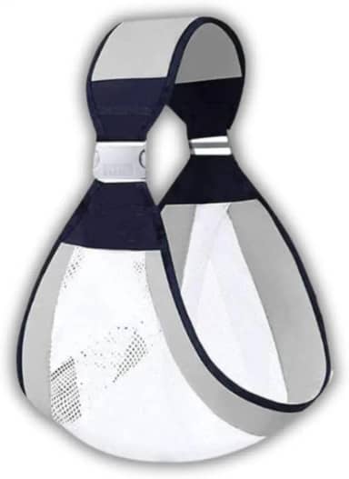 Sling Canguru Ergonômico com Suporte Anatômico e Tela Respirável – 3 Posições de Conforto, Ajustável de 0 a 48 Meses