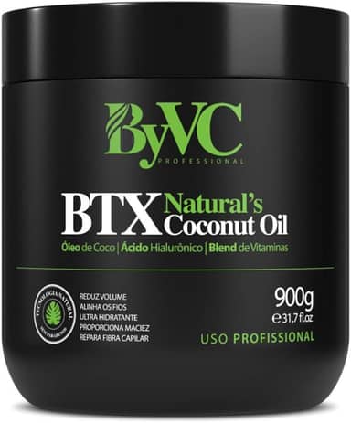 Selante Capilar Selagem BTX Natural's Coconut Oil Sem Formol 900grs