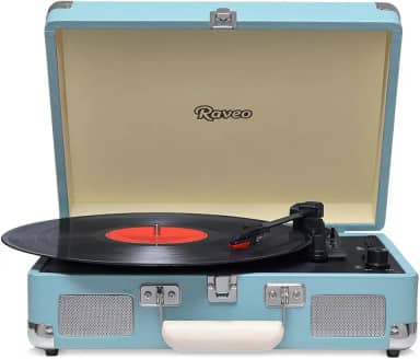 Vitrola Chrome Light Blue com USB e Bluetooth, Bivolt