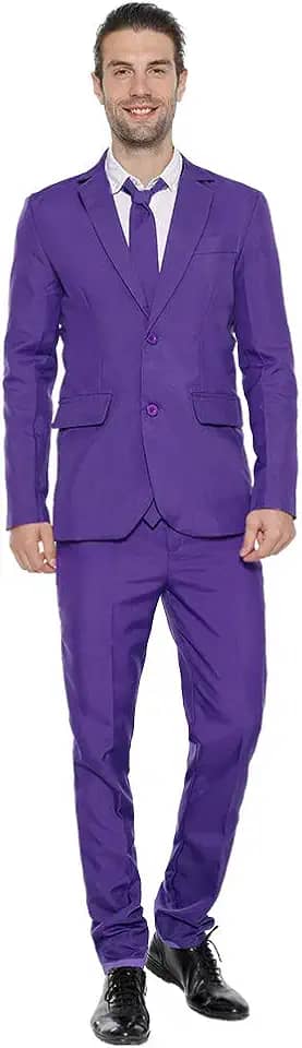 Ternos masculinos para festa, cor sólida, roupa de lazer inclui jaqueta e gravata