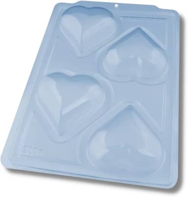 Forma Especial SP 45 Coração 200g – BWB – Kit com 1 Unidade – Ideal para Chocolates, Trufas e Bombons – Formato Coração com Acabamento Profissional