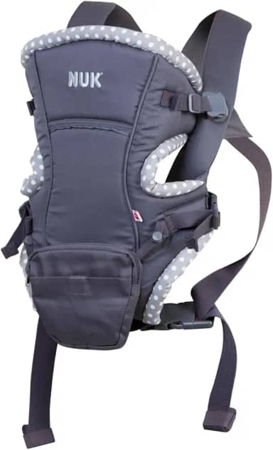 Baby Carrier Natural Fit 3 em 1 - NUK, Cinza