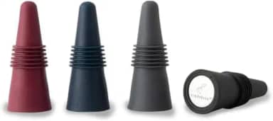 Rolha para garrafas Rabbit W6121, cores variadas, kit com 4