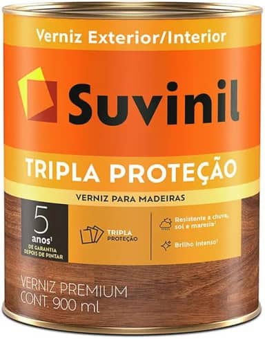 Verniz Madeira Triplo Filtro Solar 900ml Imbuia Suvinil