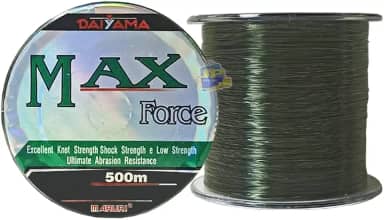 Linha de Pesca Monofilamento Maruri Max Force Verde Musgo 2.0 0.23mm 12 Lb 500m