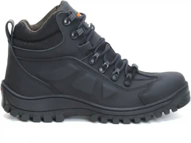 Bota Adventure Free Jump, Couro Legítimo, Impermeável, Palmilha Anatômica em Gel, Preta