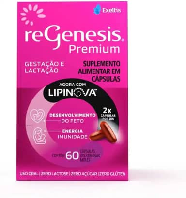 ReGenesis Premium com Lipinova para Gestantes 60 cápsulas