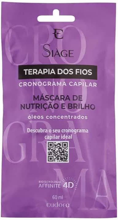 Eudora Siàge Terapia dos Fios Nutrição Máscara Capilar 60ml