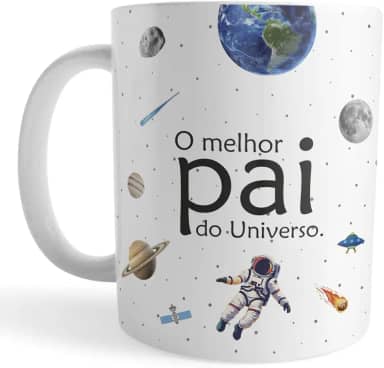 Caneca Melhor Pai do Universo – Presente Criativo para Pais