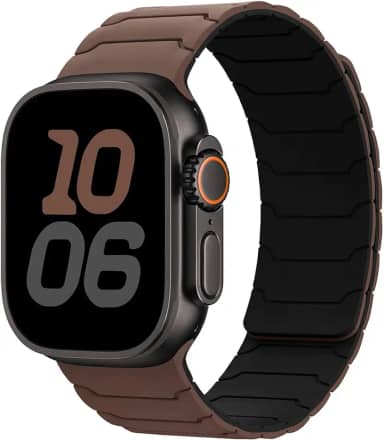 Pulseira magnética para Apple Watch séries 11/10/9/8/7/6/5/4/3/SE/3nd/Ultra3 de 49 mm, 46 mm, 45 mm, 44 mm, 42 mm, 41 mm, 40, 38, 7