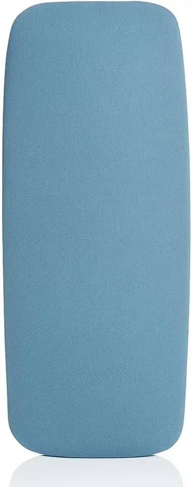 Lençol de Berço com Elástico Azul Bebê – Tecido Soft 100% Algodão – Para Colchão Padrão Americano até 70x130x12cm – Conforto e Praticidade