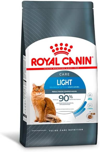 Ração Light Para Gatos Adultos 3kg Royal Canin