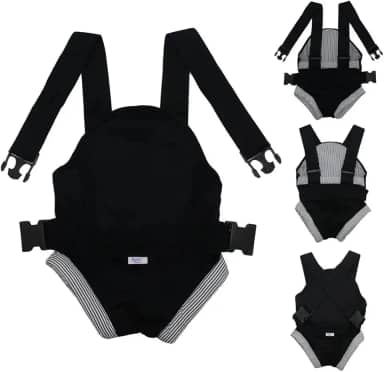 Canguru Click - Bebê Passeio - Suporta Até 15 Kg Preto