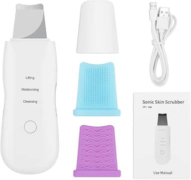 Peeling Ultrassônico Facial Limpeza Poros Acne Cravos 2 Em 1