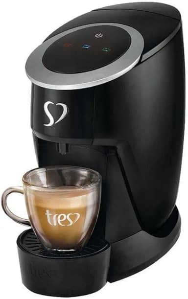 Cafeteira Espresso Touch Preta, 220V - TRES 3 Corações