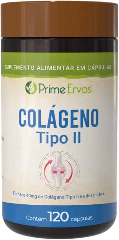 Colágeno Tipo 2 Saúde das Articulações 120 Cáps Prime Ervas