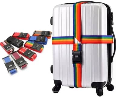 Cinta de Proteção para Mala de Viagem com Segredo Código Ajustável