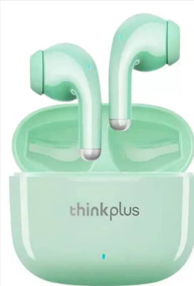 Fones de Ouvido Bluetooth 5.1 LP40 Pro – 20h de Bateria, Microfone Integrado, Resistente à Água, com Gancho para Esportes e Chamadas (Verde)