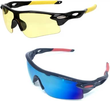 Kit 2 Óculos Bike Speed Ciclismo Esportivo Uv 400 + Noturno