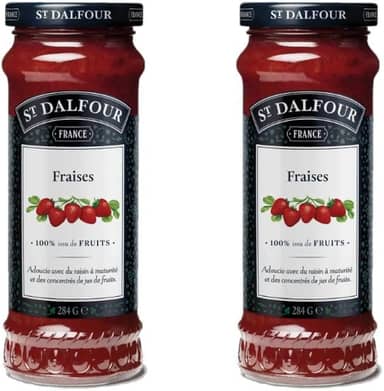 Kit 2 Geleia Importada St Dalfour Morango 284 Gramas