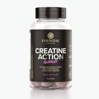 Creatine Action Gummy Jabuticaba Essential Nutrition 60 Gomas