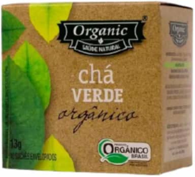 Chá Verde Orgânico Organic 10 Sachês