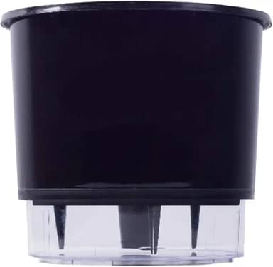 Vaso Auto Irrigável N 03 Raiz (Preto)