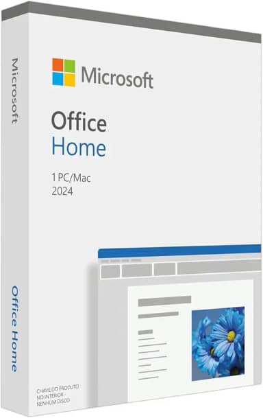 Microsoft Office Home 2024 | Versões clássicas: Word, Excel, PowerPoint, OneNote | Compra única para 1 PC/MAC | Licença para download