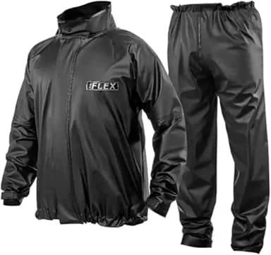 Capa de Chuva Pvc Delta Flex Motoqueiro (G, Preto)