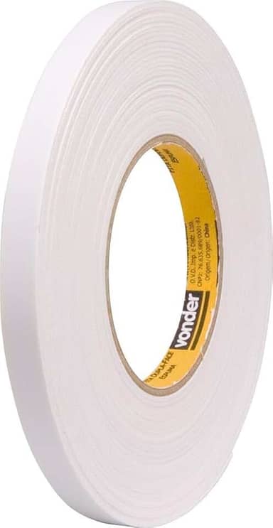 Vonder, Fita Dupla Face, Espuma, 12 Mm X 10,0 M.