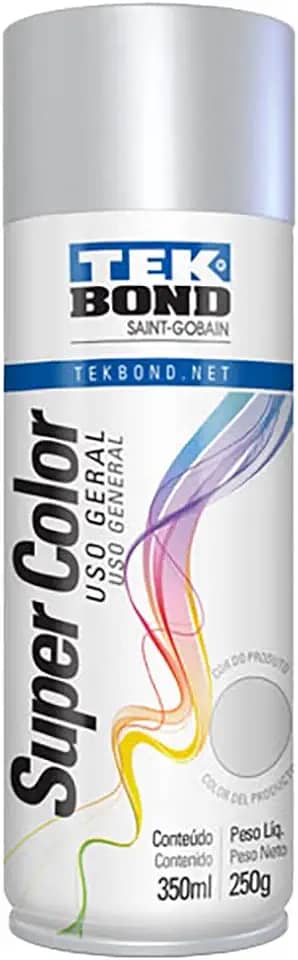 Tinta Spray Cinza Uso Geral 350ml 250g Tekbond