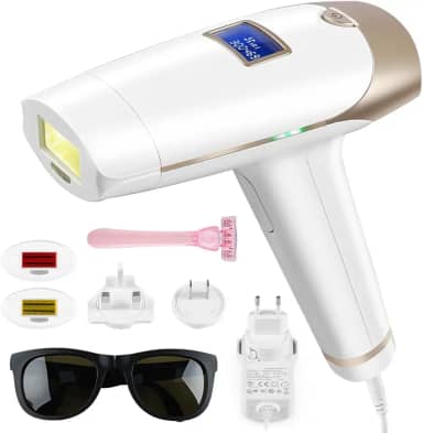Depilador Laser, Depilador Laser 110-220V, Depilação Permanente Luz Pulsada, Depilação Profissional em Casa