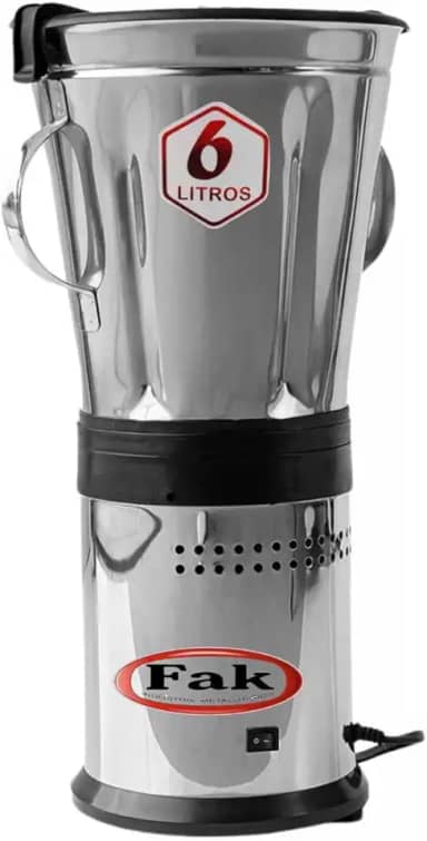 Liquidificador FAK Baixa Rotação 6 Litros 127v