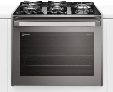 Fogão de Embutir 5 bocas Electrolux Cinza Experience com Mesa de Vidro, PerfectCook360 e VaporBake (FE5EC) 127V