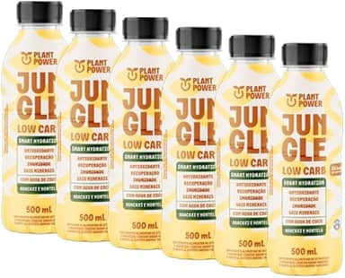 Kit 6X: Bebida Isotônica Low Carb Abacaxi e Hortelã Jungle 500ml