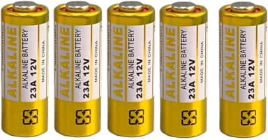 Bateria Alcalina Pilha 23A 12V 05 Unidades Portao Controle Alarme Carro Duravel